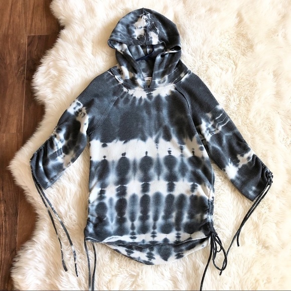 Young Fabulous & Broke Tops - Young Fabulous & Broke Bahama Side Tie Dye Hoodie